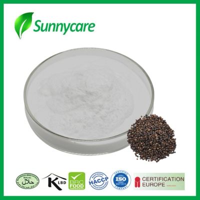 Μαύρο πιπέρι εκχύλισμα Piperine σκόνη από λευκή λεπτή σκόνη υποστηρίζει το μεταβολισμό