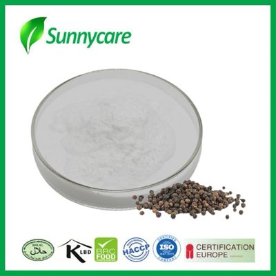 Εκχύλισμα από μαύρο πιπέρι Piperine Powder CAS 7780-20-3 Piper Nigrum Βελτιώνει την πέψη